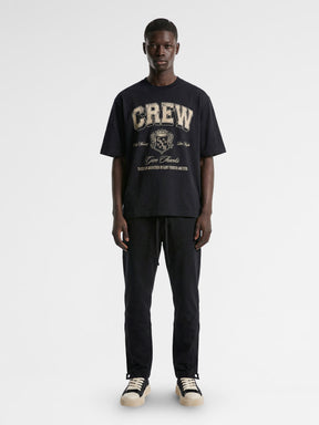 CREW Milano Oversized T-Shirt Logo Print