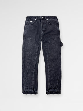 BLACK Wide-Leg Jeans Pants