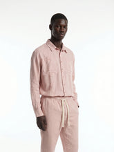 CREW Milano "Corfu" Linen Set Shirt/Pants Pink