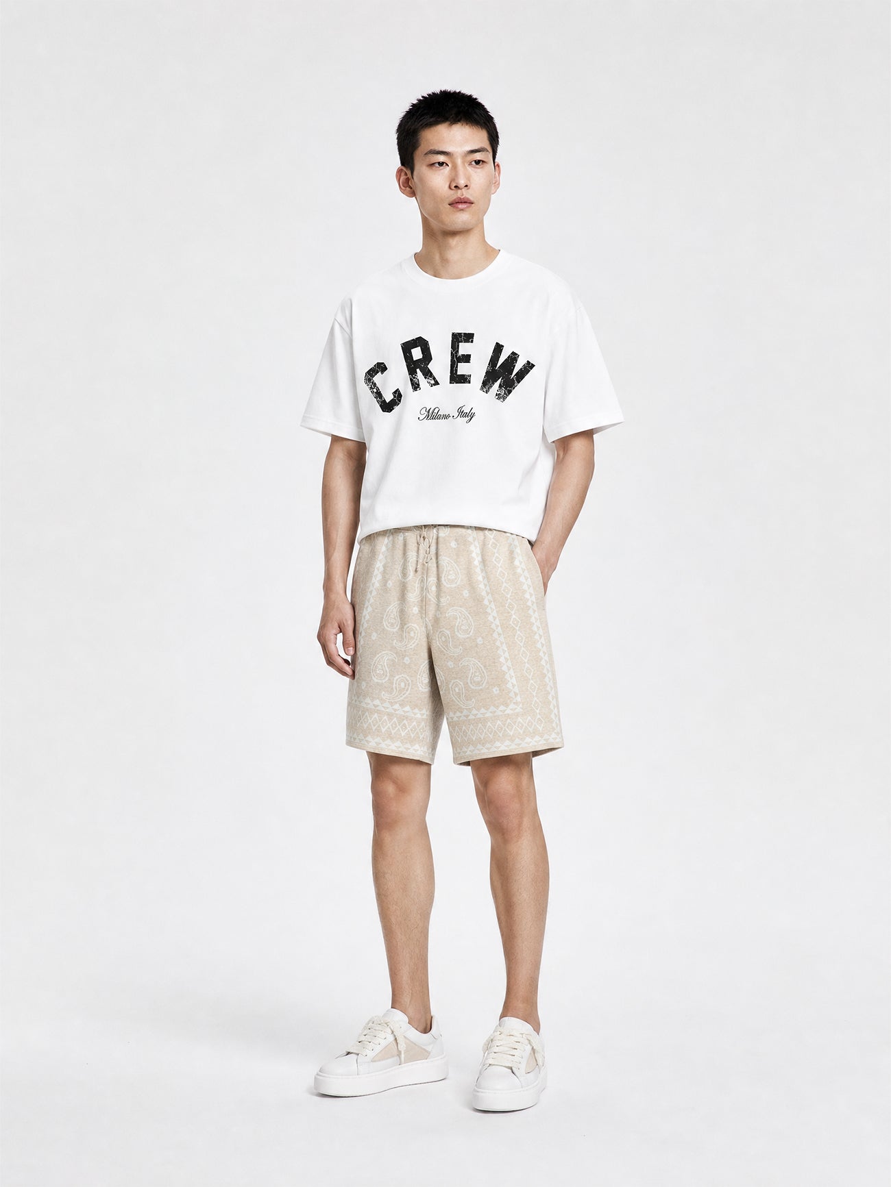 CREW Milano "New York" Shorts - Beige