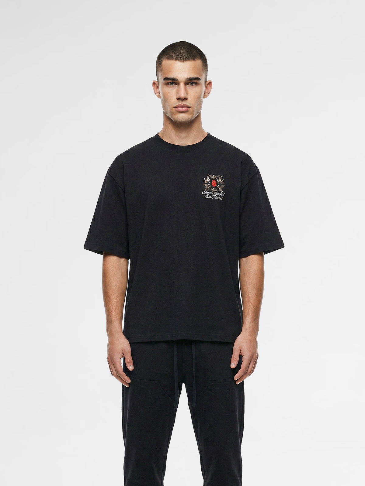 CREW Milano Oversized T-Shirt Logo Print