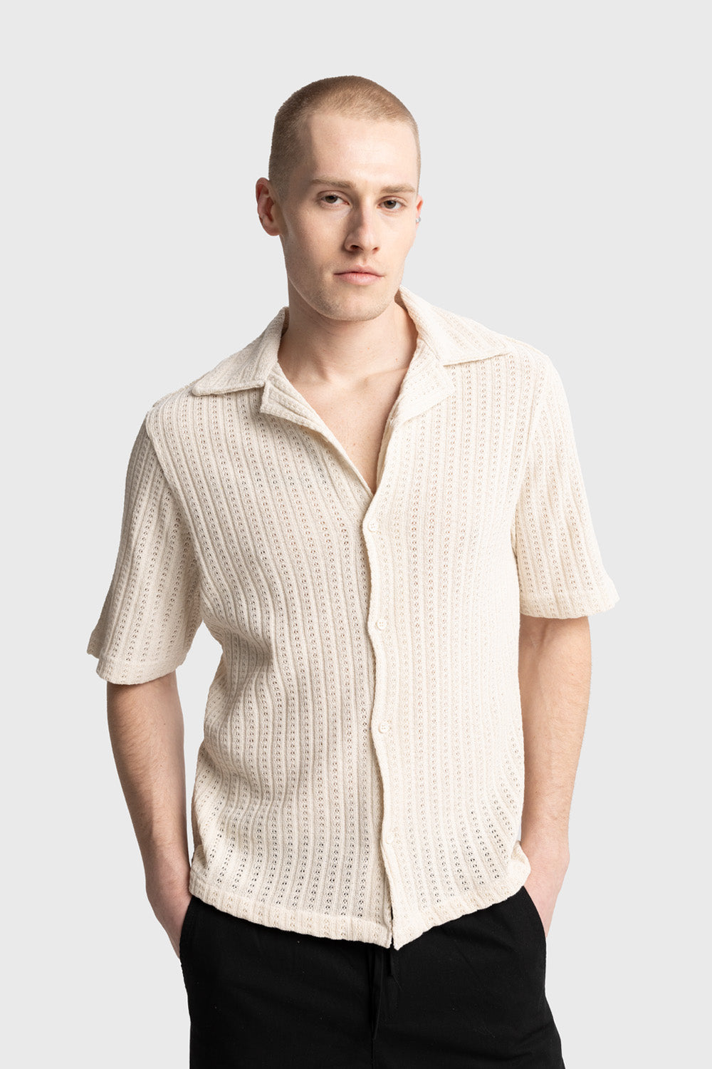 Giesto Mesh Short Sleeve Shirt Relaxed Fit