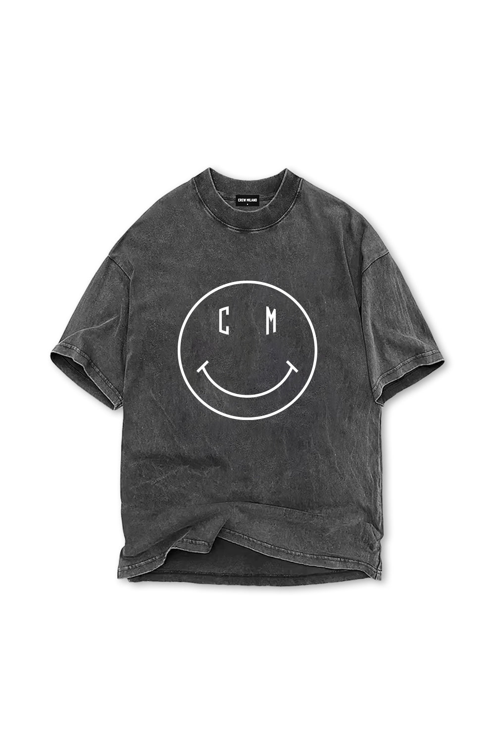 CREW Milano Smile Print Oversized T-Shirt