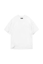 CREW Milano Neck White Oversized T-Shirt