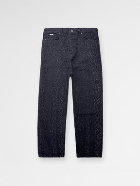 BLACK Wide-Leg Jeans Pants