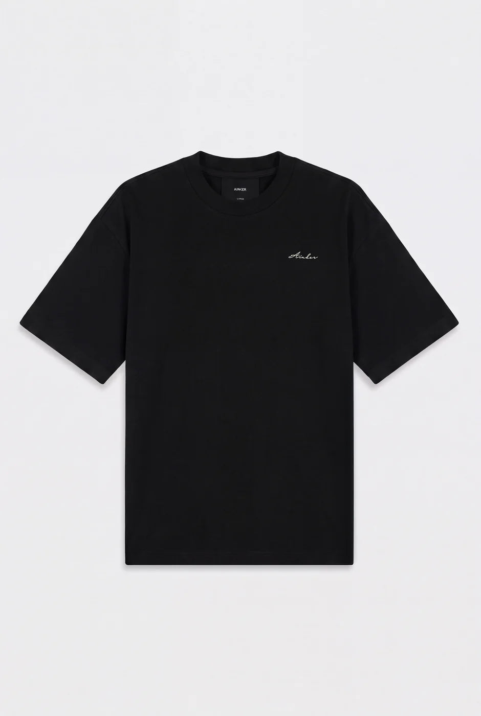 Ainker Mercerized 1116 Black T-Shirt