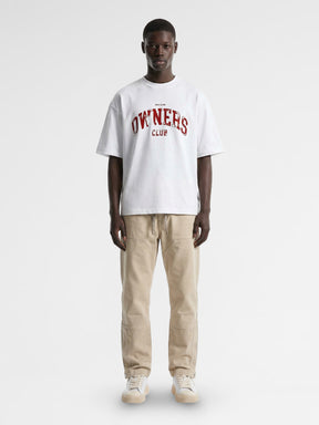CREW Milano Oversized T-Shirt Logo Print