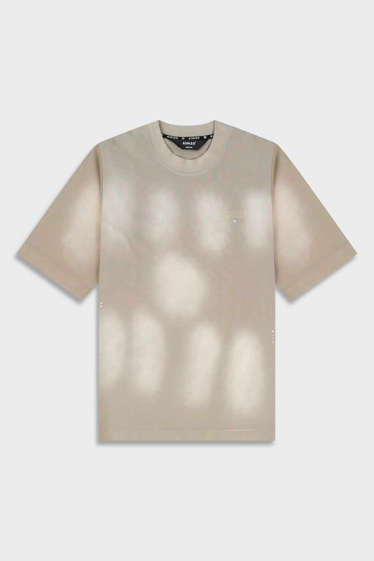 Ainker Cotton Wash 717 Off White T-Shirt