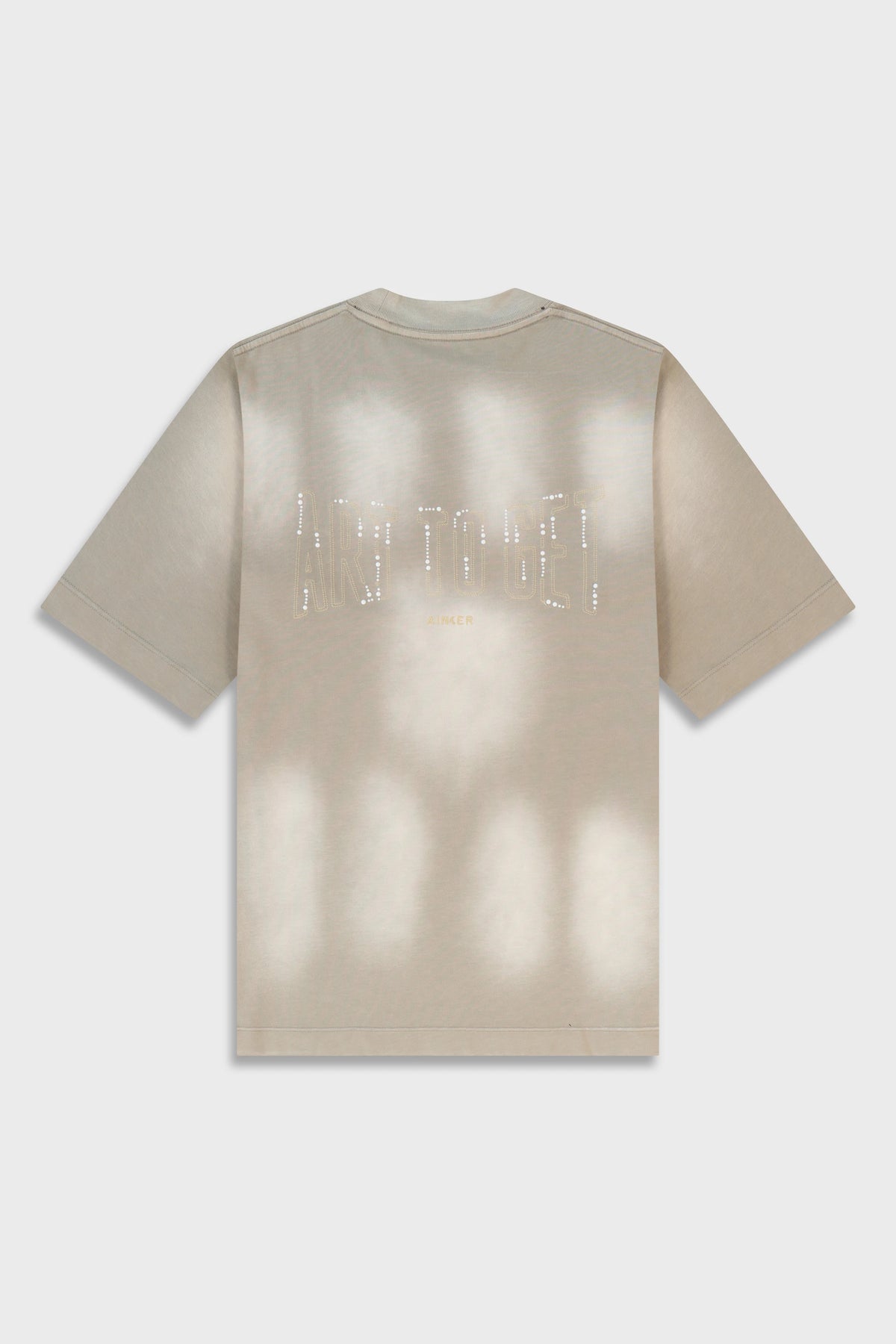 Ainker Cotton Wash 717 Off White T-Shirt