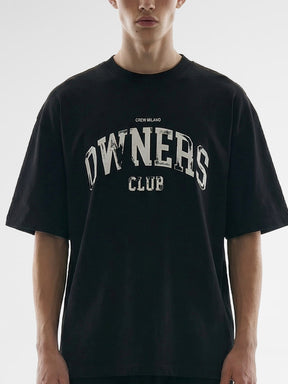 CREW Milano Oversized T-Shirt Logo Print