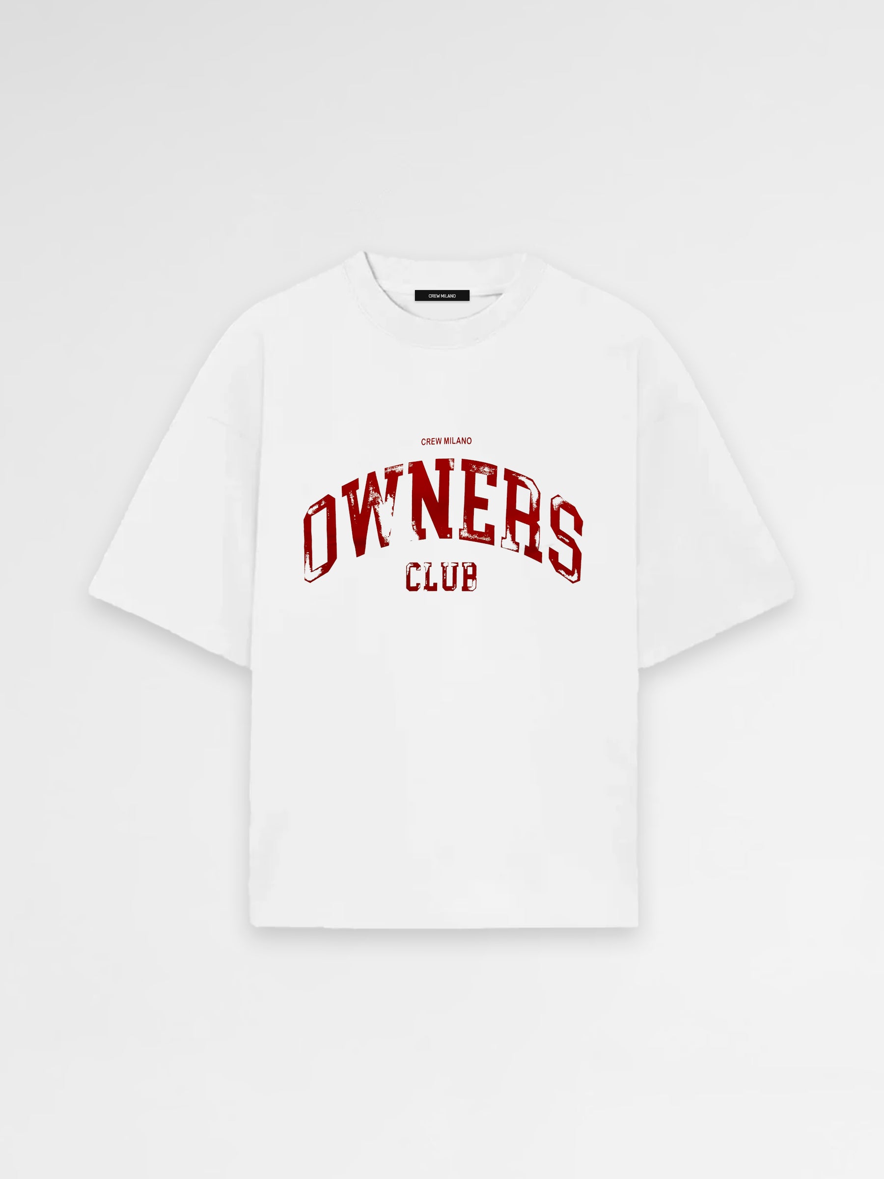 CREW Milano Oversized T-Shirt Logo Print