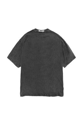 CREW Milano Neck Wash Oversized T-Shirt
