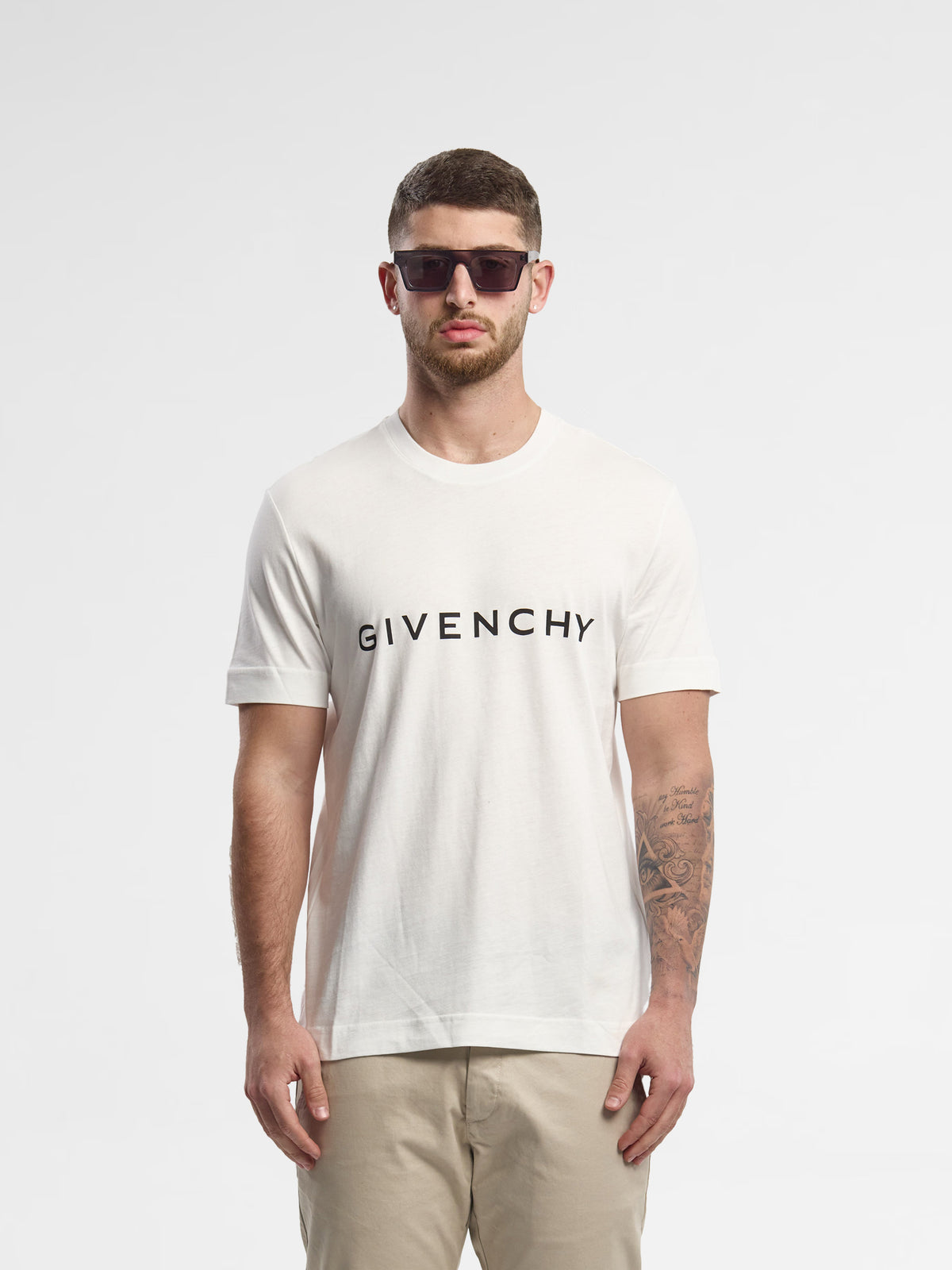 Givenchy logo-print short-sleeve T-shirt white