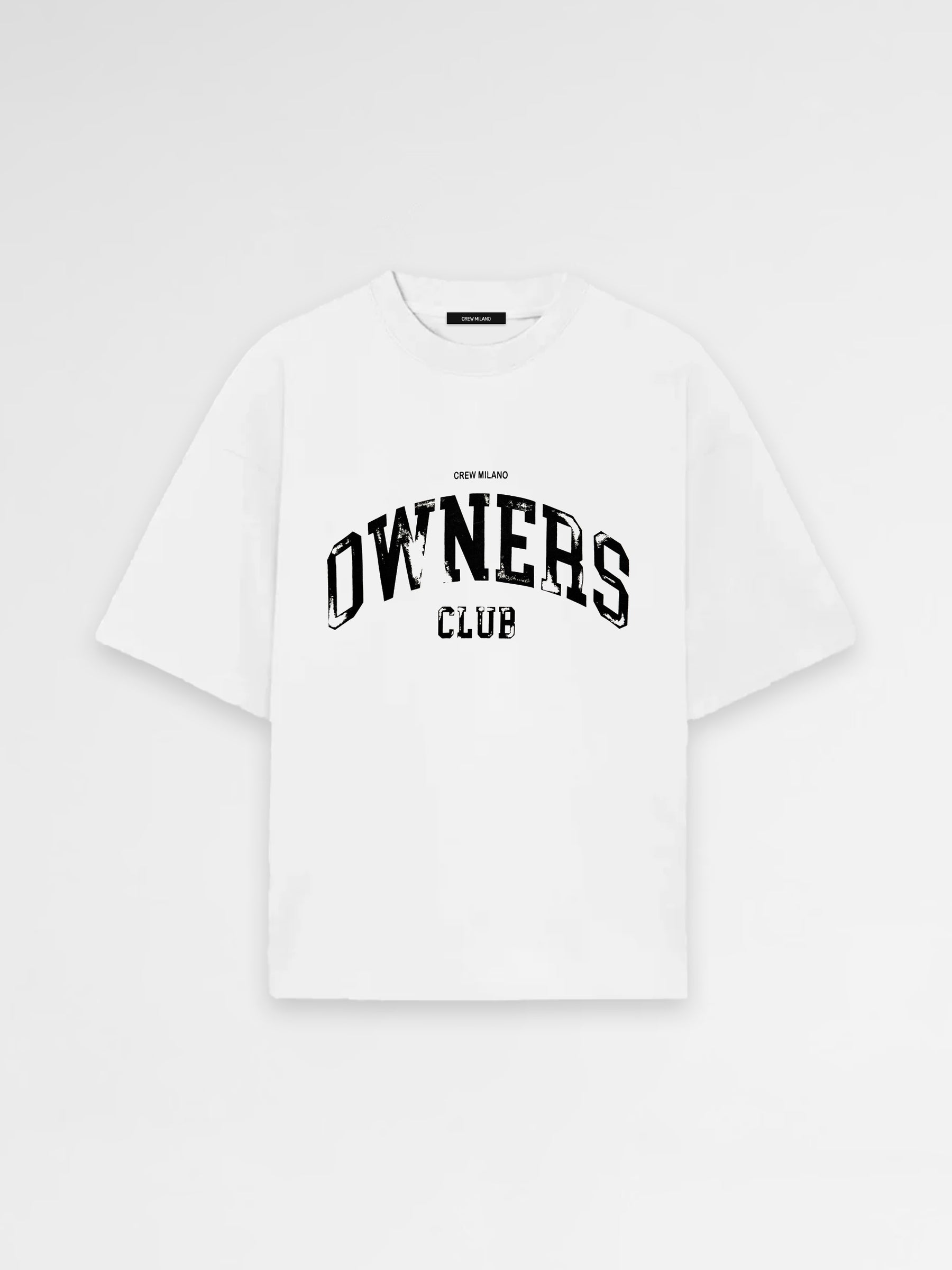 CREW Milano Oversized T-Shirt Logo Print