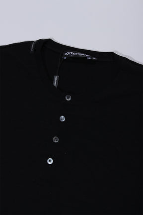 Dolce & Gabbana t-shirt Button Placket black