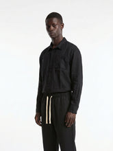 CREW Milano "Corfu" Linen Set Shirt/Pants Black