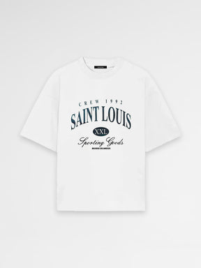 Crew Milano T-Shirt Logo Print - White