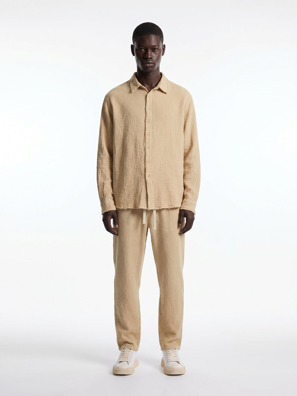 CREW Milano "Rhodes" Tetra Set Shirt/Pants Camel