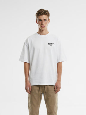 CREW Milano Oversized T-Shirt Logo Print