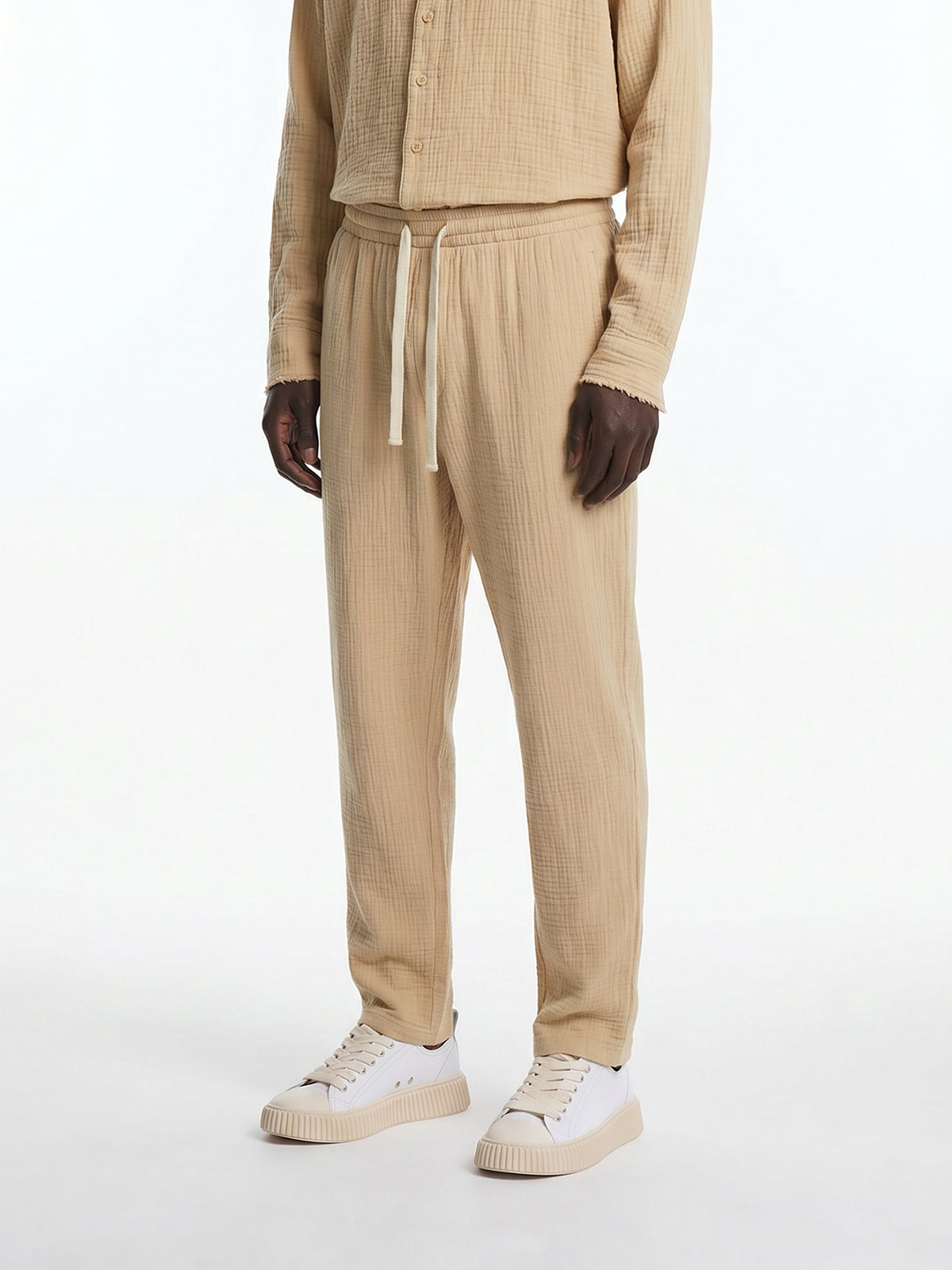 CREW Milano "Rhodes" Tetra Set Shirt/Pants Camel