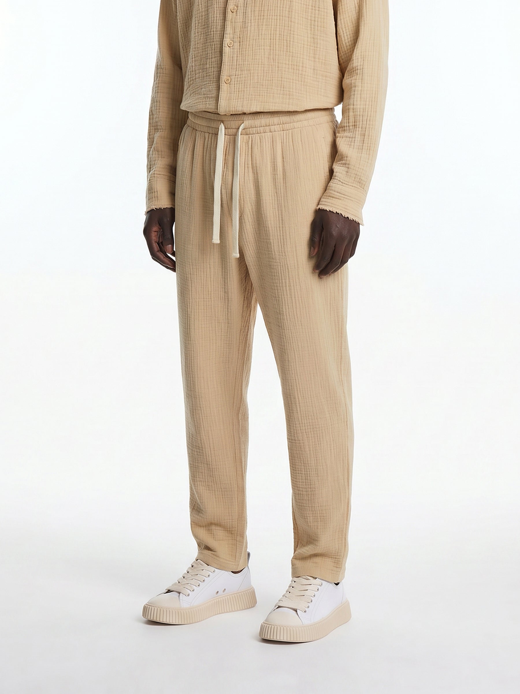 CREW Milano "Rhodes" Tetra Set Shirt/Pants Camel