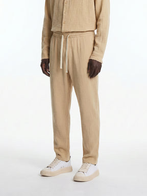 CREW Milano "Rhodes" Tetra Set Shirt/Pants Camel