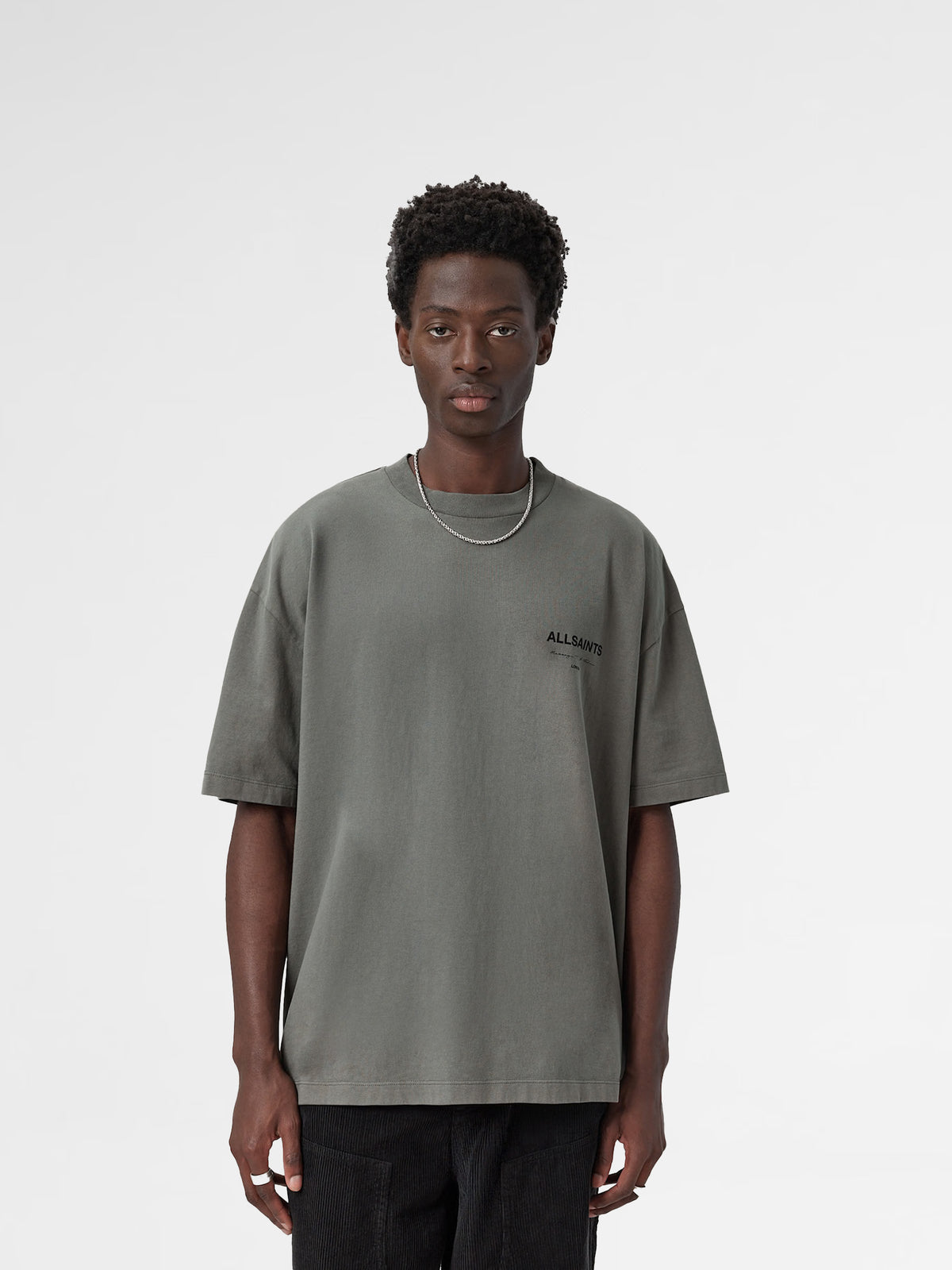 Allsaints Future Gastor Green T-Shirt M006PD-463622