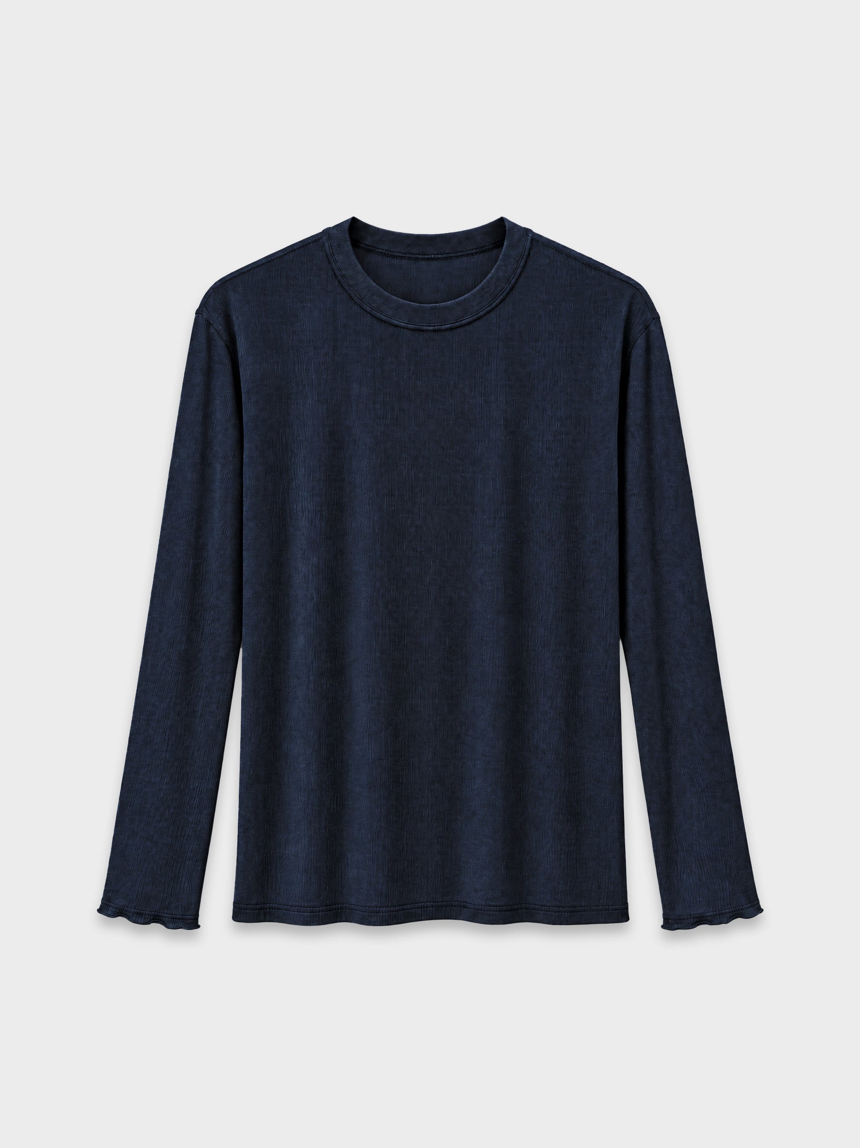 CREW Milano "Bali" Long T-Shirt - Navy