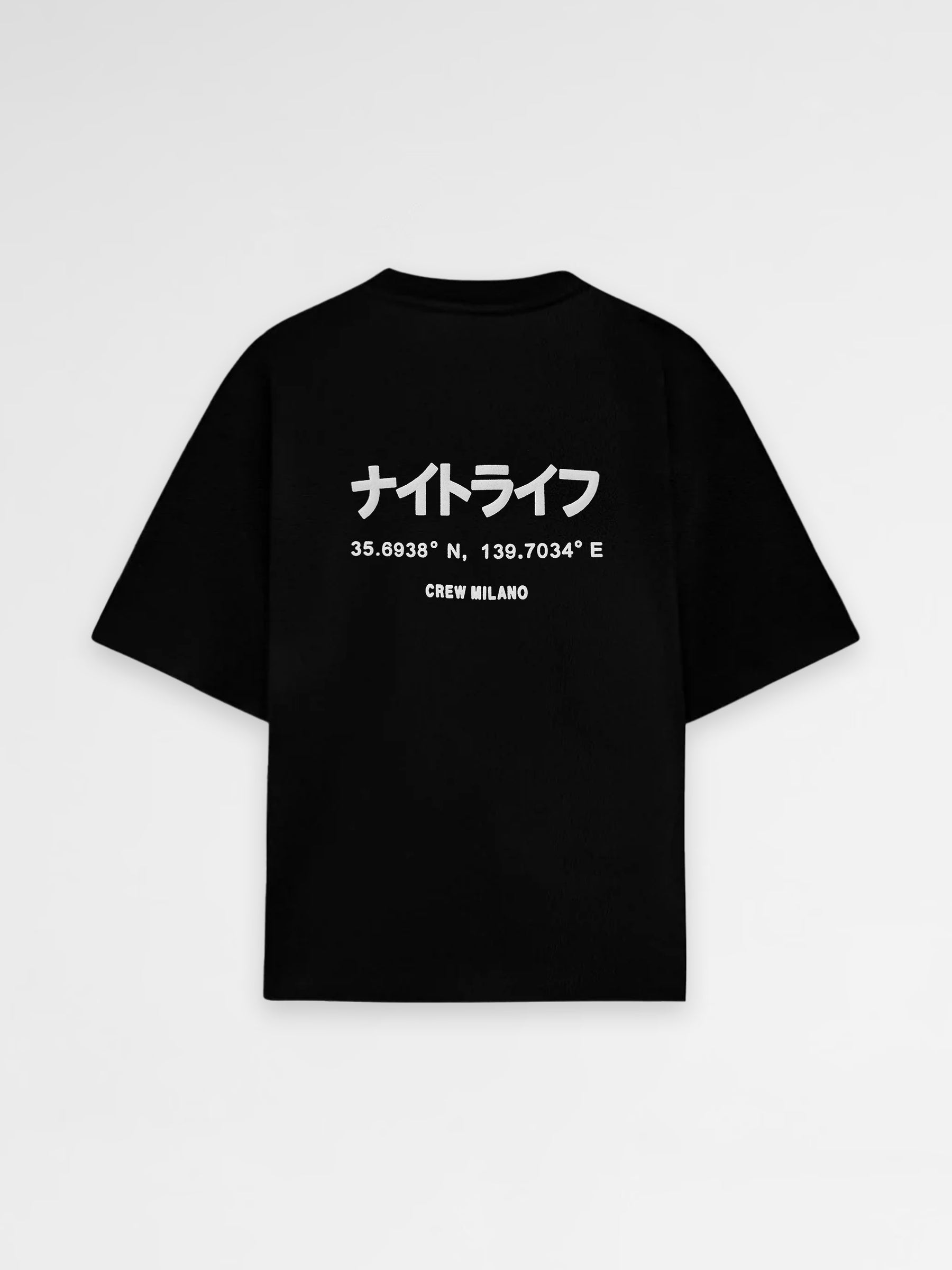 CREW Milano Oversized T-Shirt Logo Print