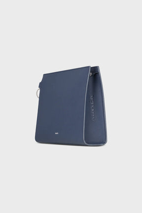 AINKER Navy 691 Clutch Saffiano Bag