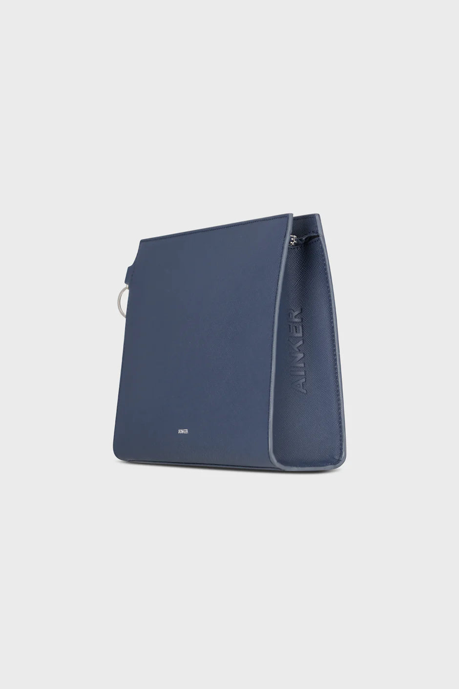 AINKER Navy 691 Clutch Saffiano Bag