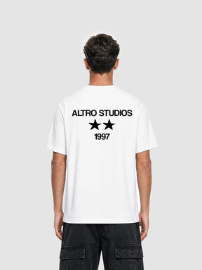 Altro Studios T-Shirt "Gemini Star" - Ice White