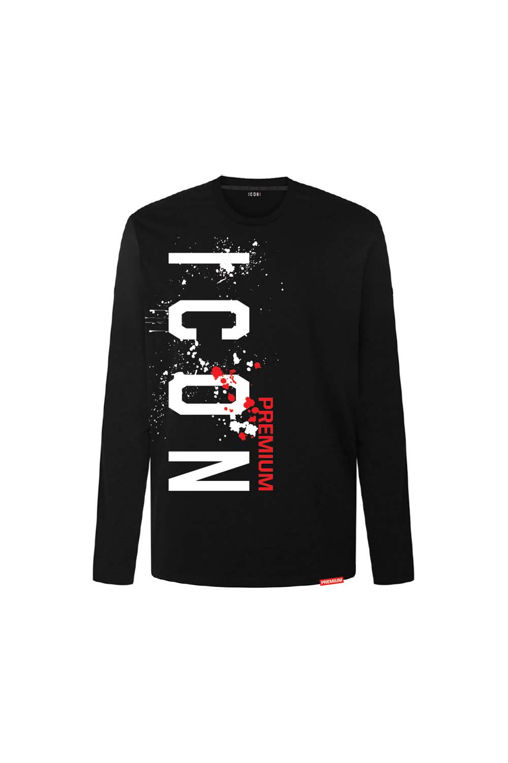 ICON Premium Long Sleeve T-Shirt Logo Slim Fit