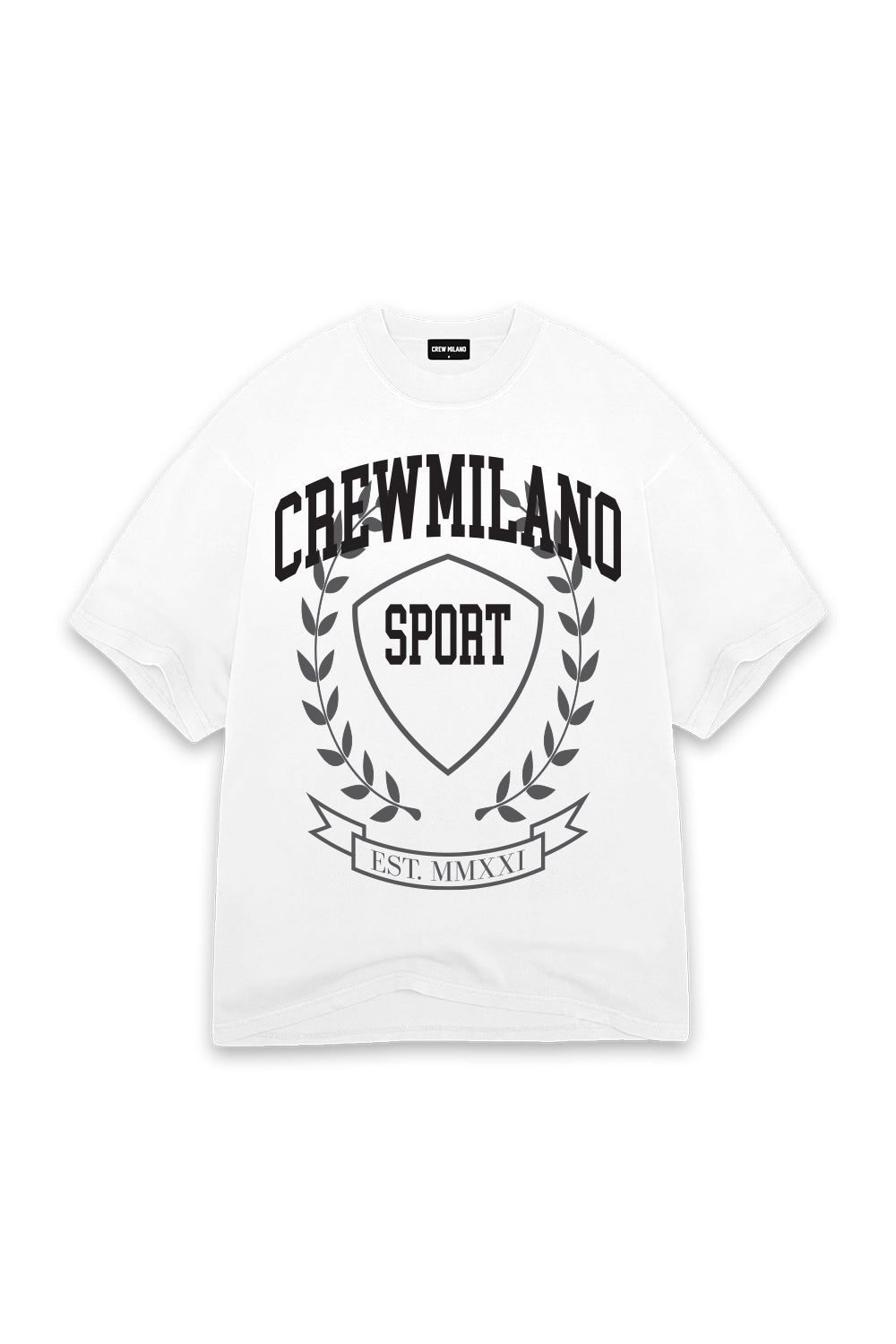 CREW Milano Sport Print Oversized T-Shirt