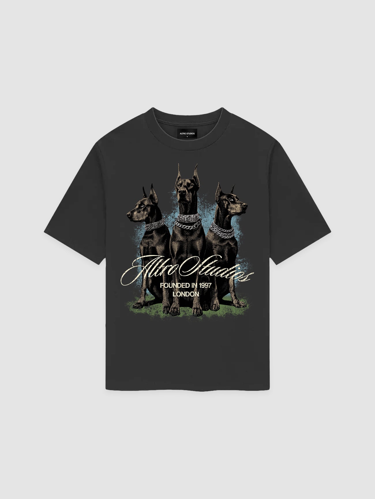 Altro Studios T-Shirt "Dobermanns" - Space Grey
