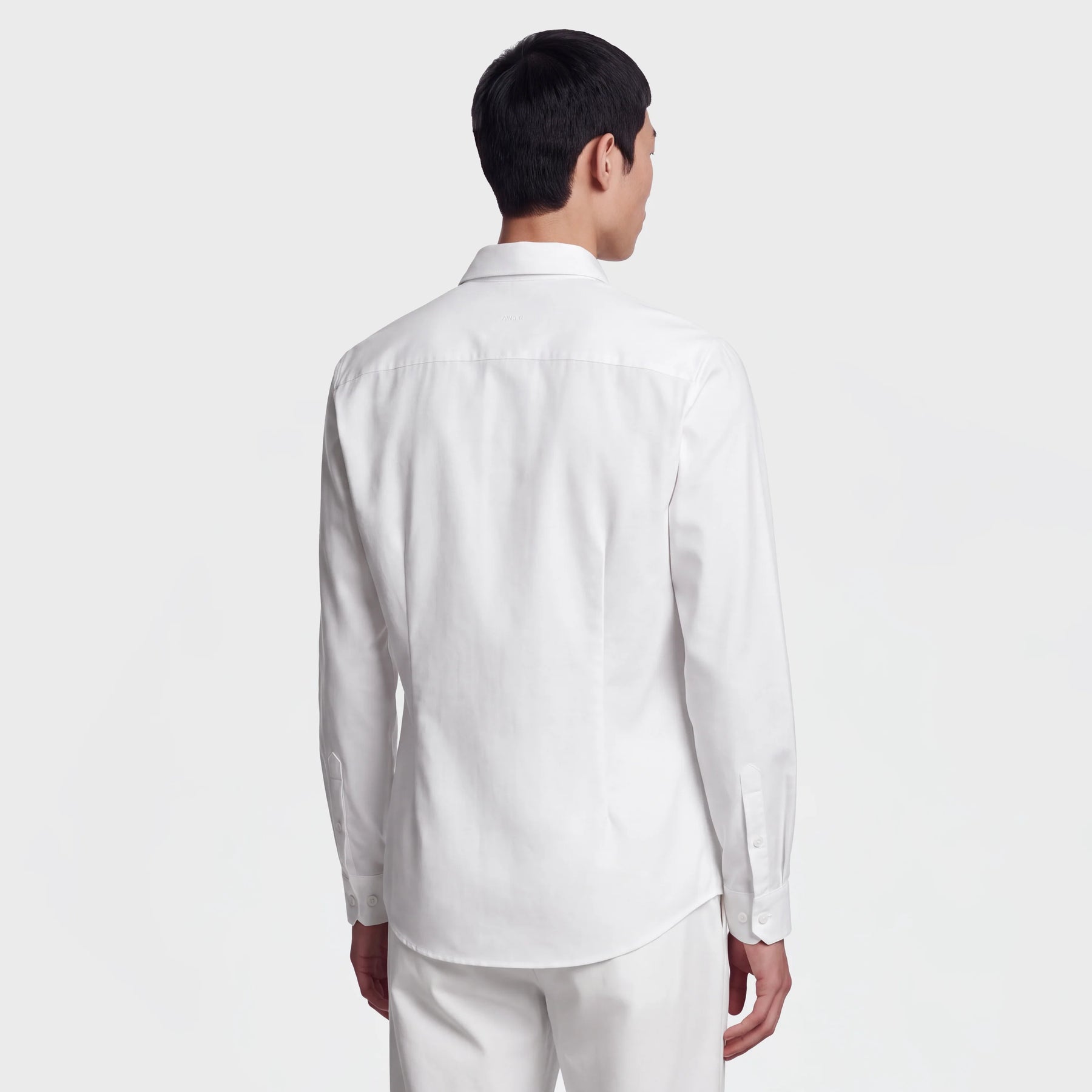 Ainker Wool Blend 1081 White Shirt