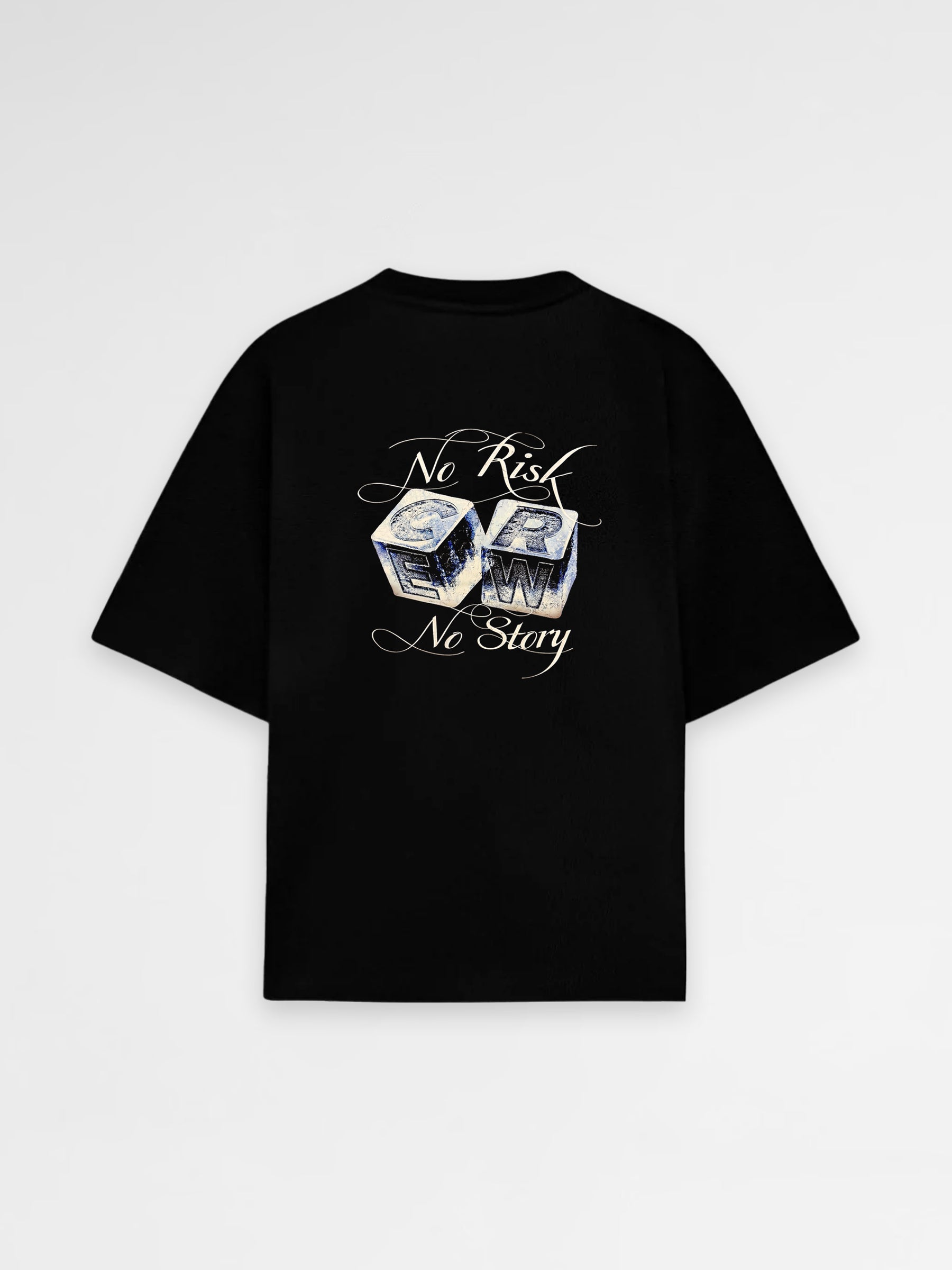 CREW Milano Oversized T-Shirt Logo Print