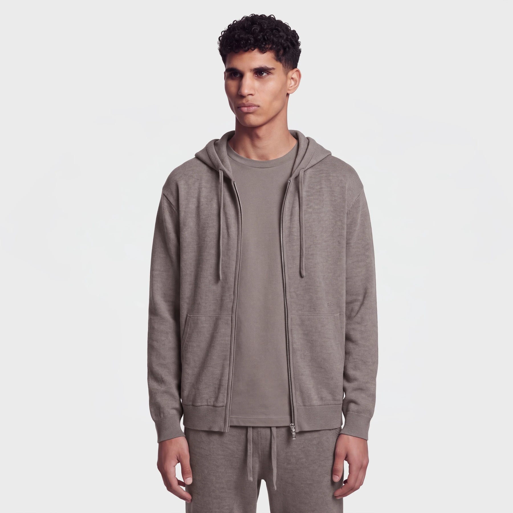 Ainker 1126 Mocha Cashmire Hoodie