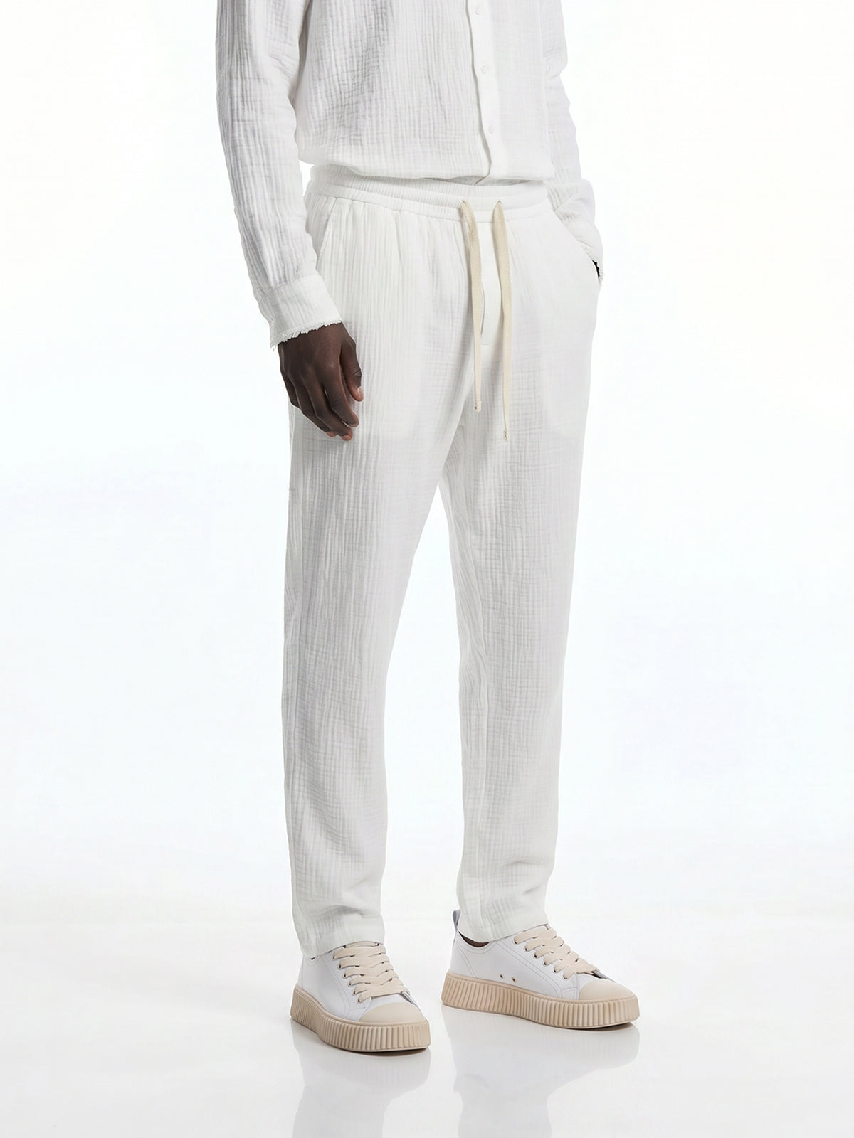 CREW Milano "Rhodes" Tetra Set Shirt/Pants White