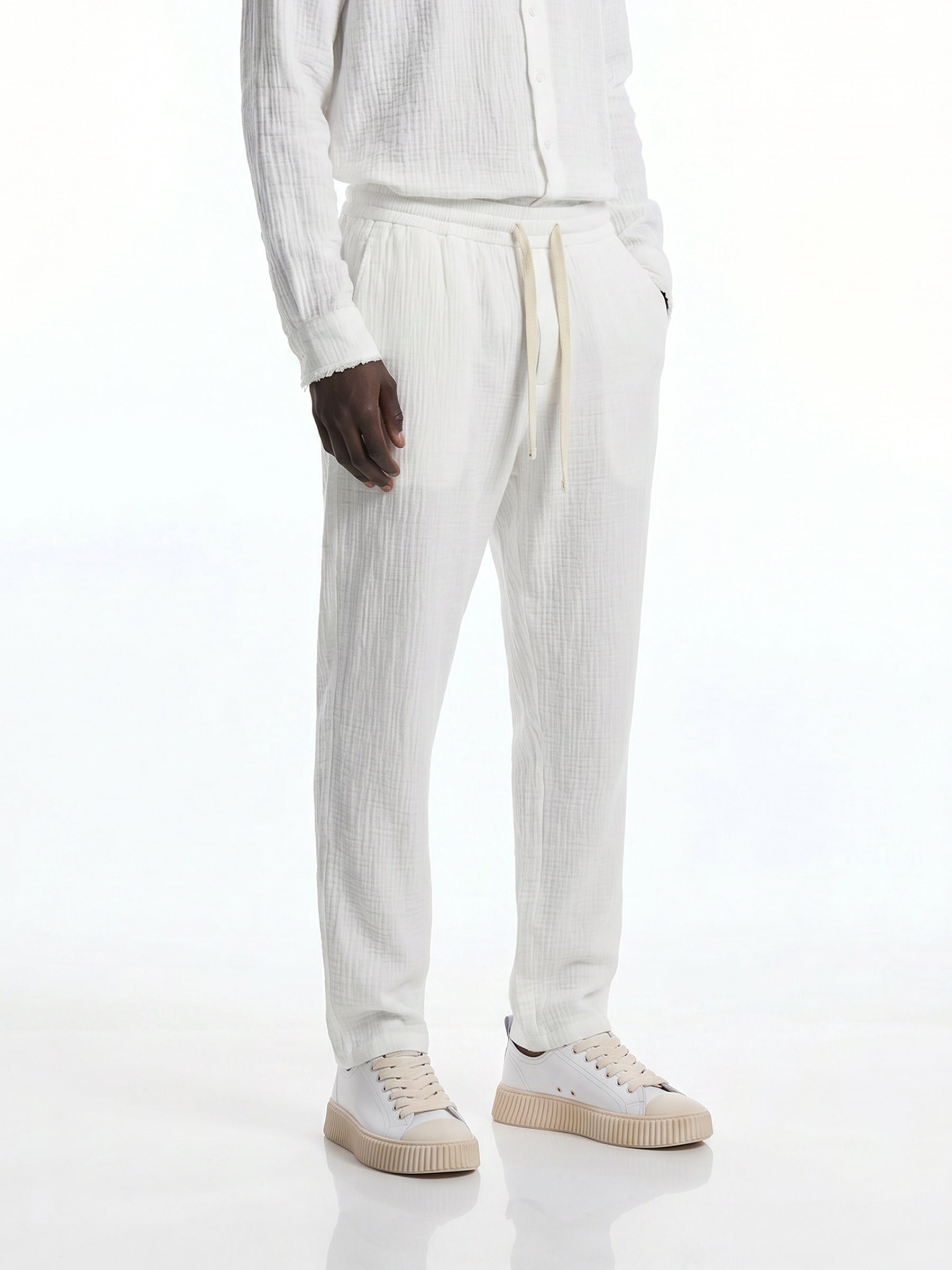CREW Milano "Rhodes" Tetra Set Shirt/Pants White