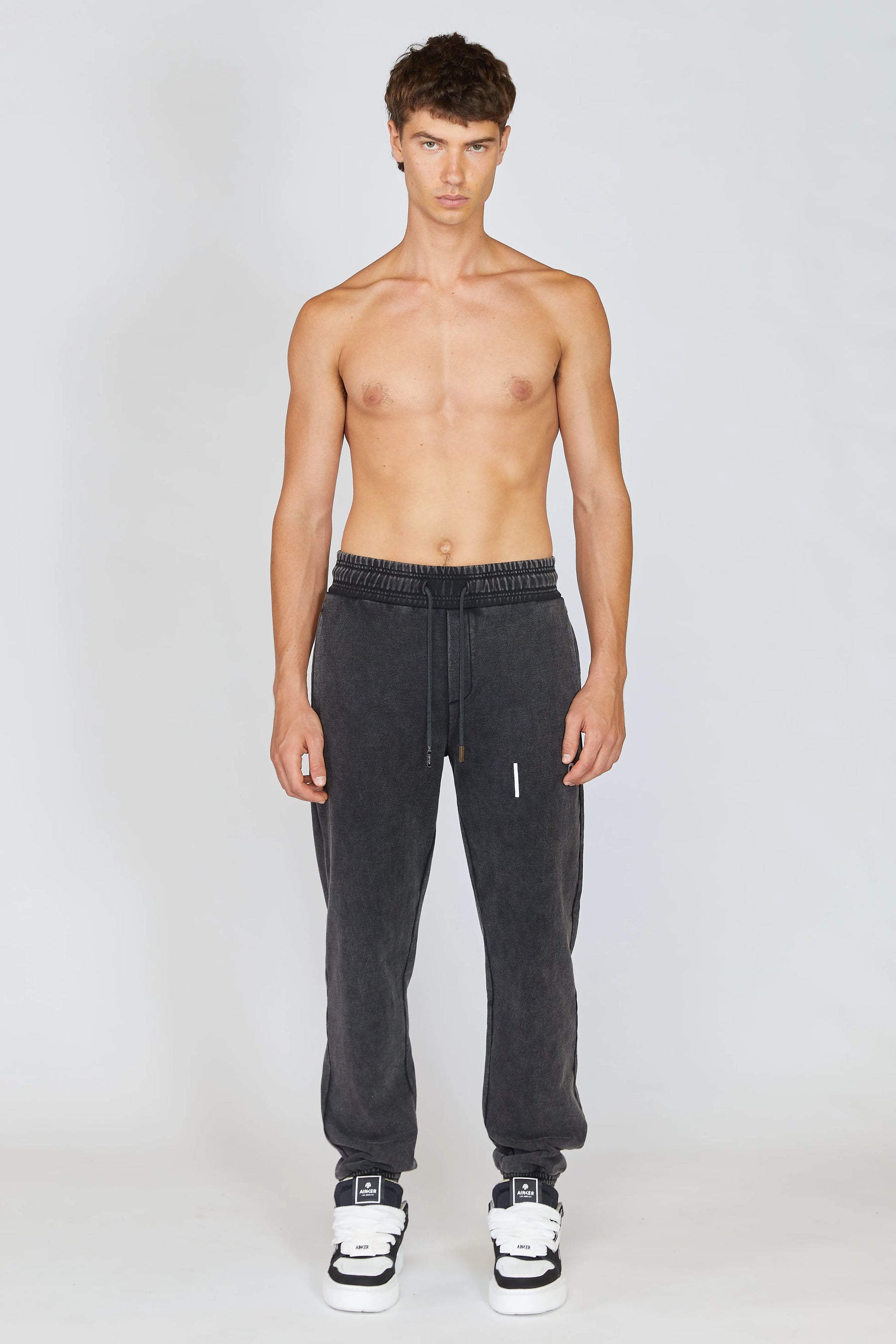 AR GRAY WASH SWEATPANTS