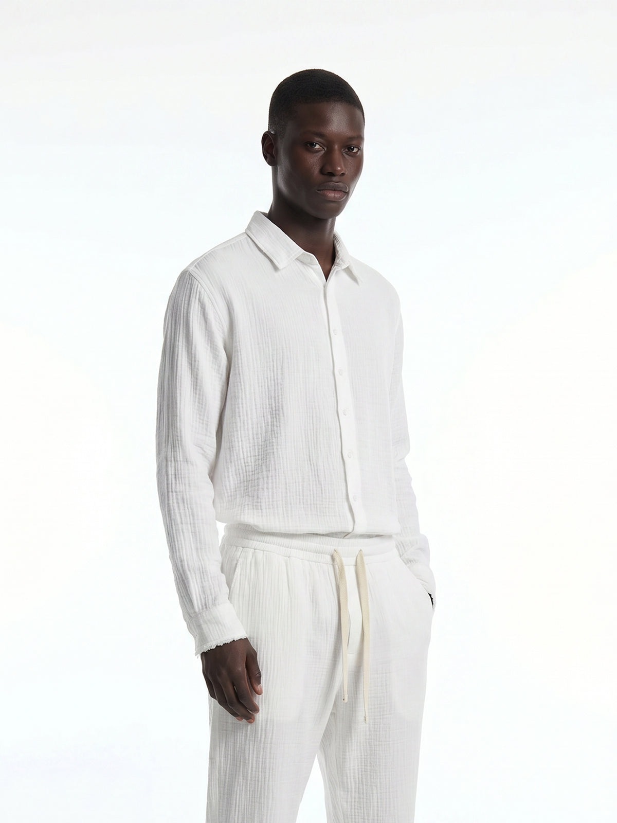 CREW Milano "Rhodes" Tetra Set Shirt/Pants White