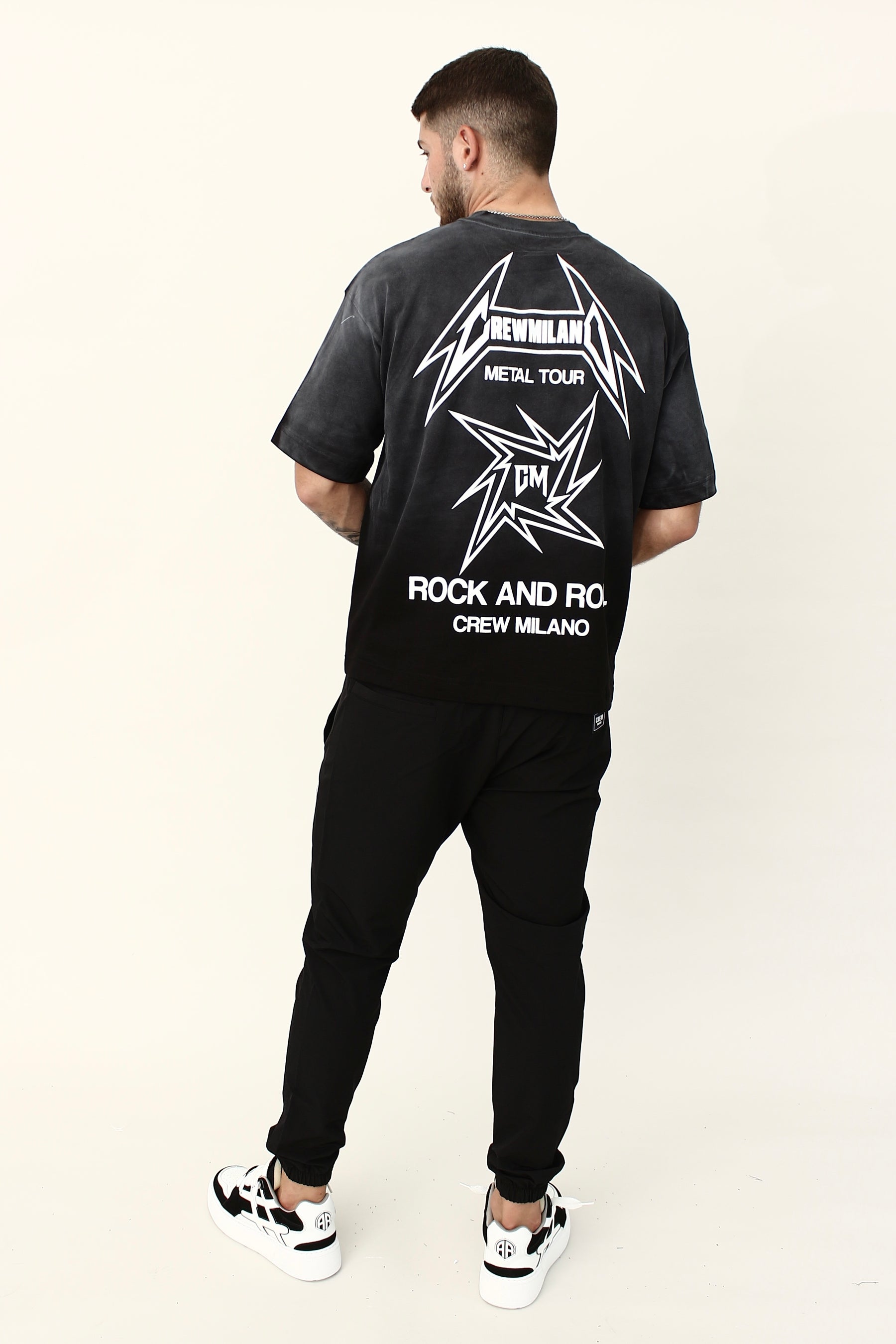 CREW Milano ROCK AND ROLL Oversized T-Shirt