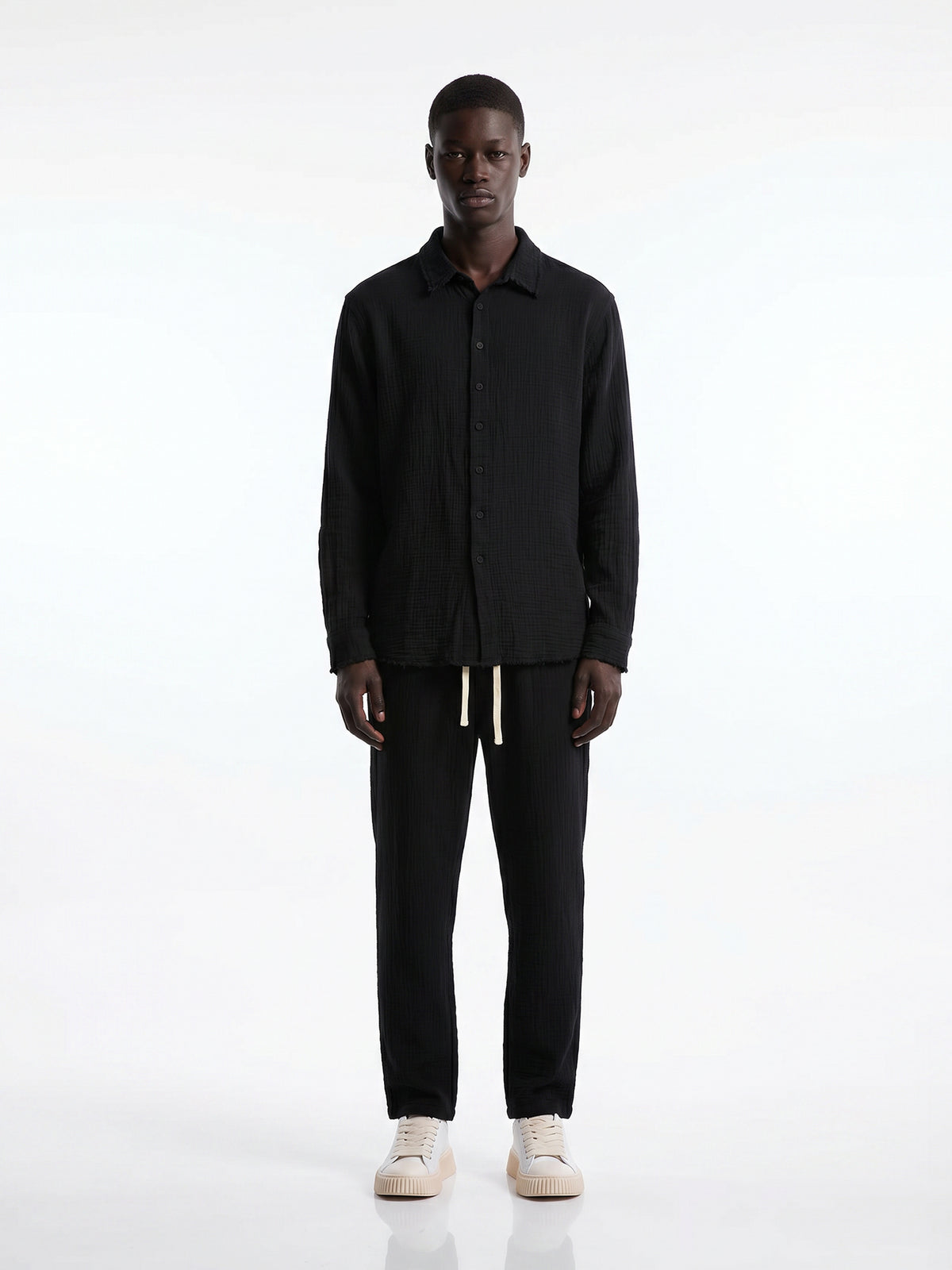 CREW Milano "Rhodes" Tetra Set Shirt/Pants Black