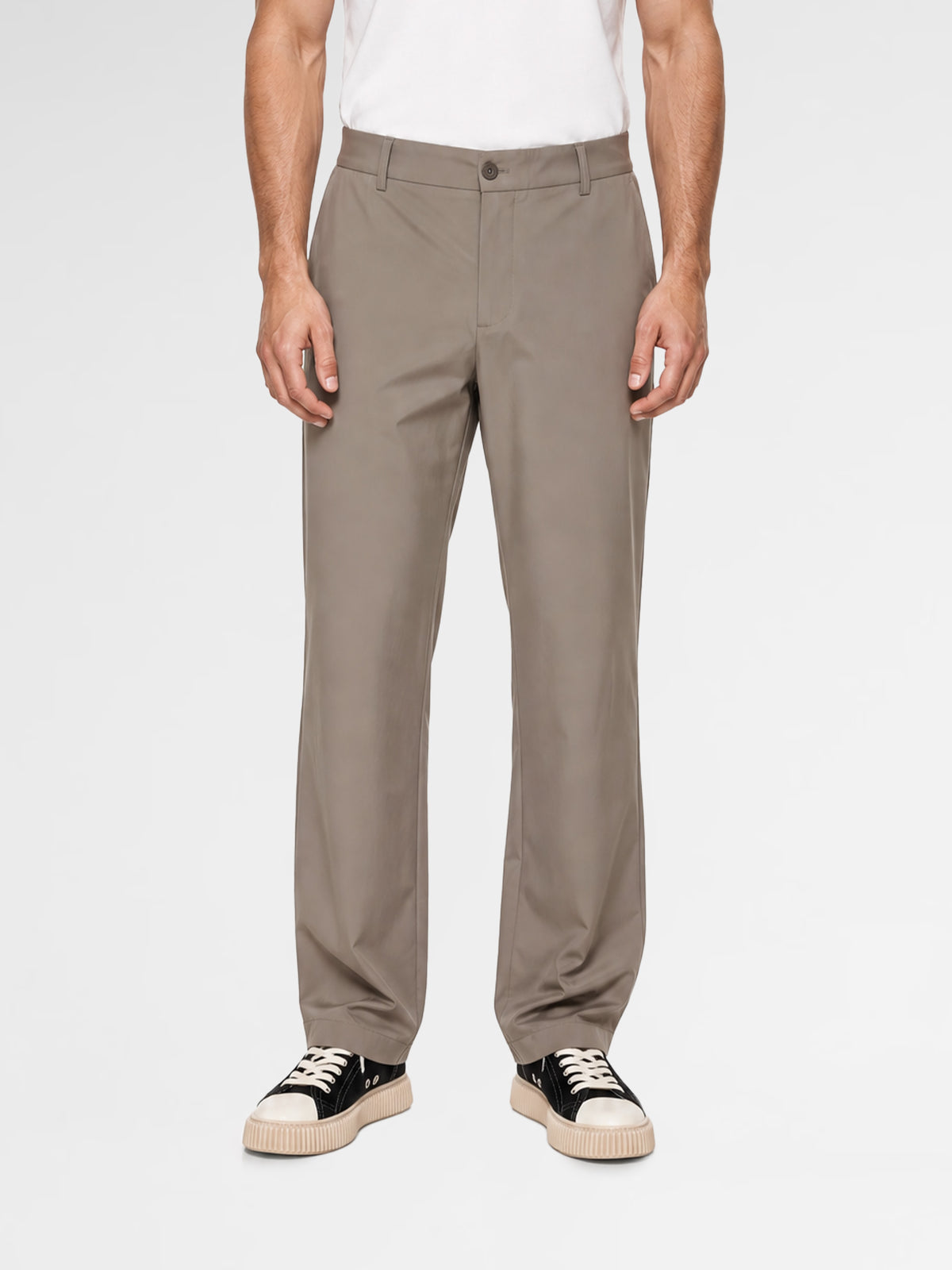 MAISON 9 PARIS High-End Mink Nylon Trousers Pants