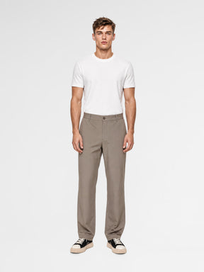 MAISON 9 PARIS High-End Mink Nylon Trousers Pants