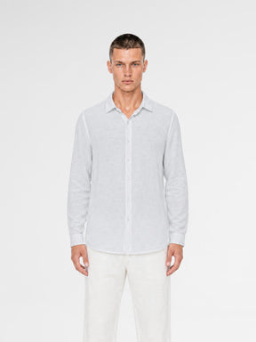 MAISON 9 PARIS Blue Soft Cotton Shirt