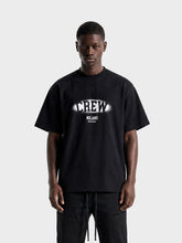 Crew Milano T-Shirt Logo Print CM-35 / BLACK