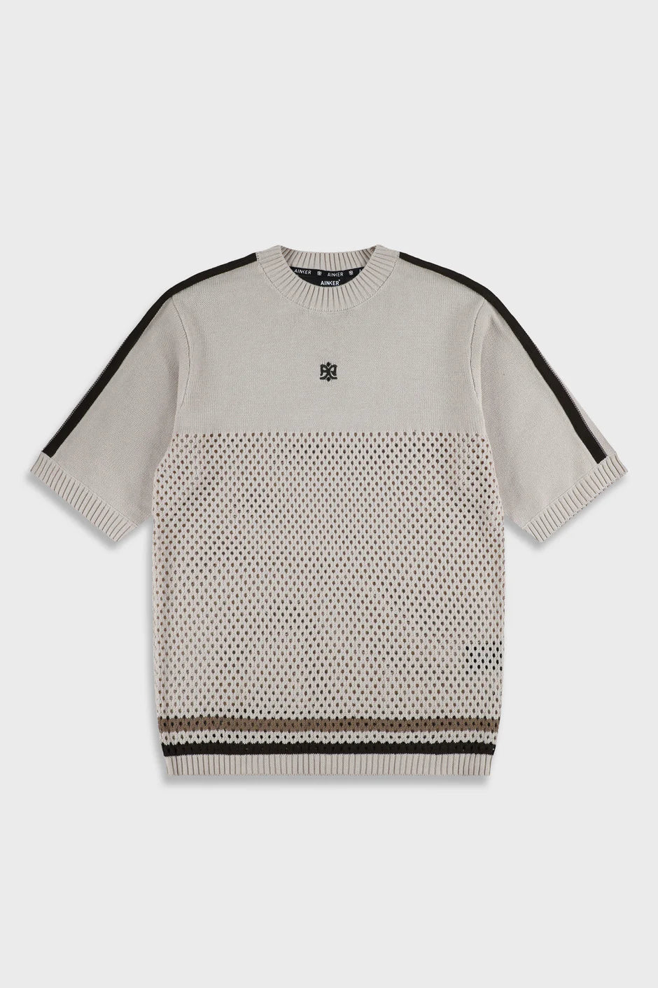 Ainker Off-White Mesh 804 T-Shirt