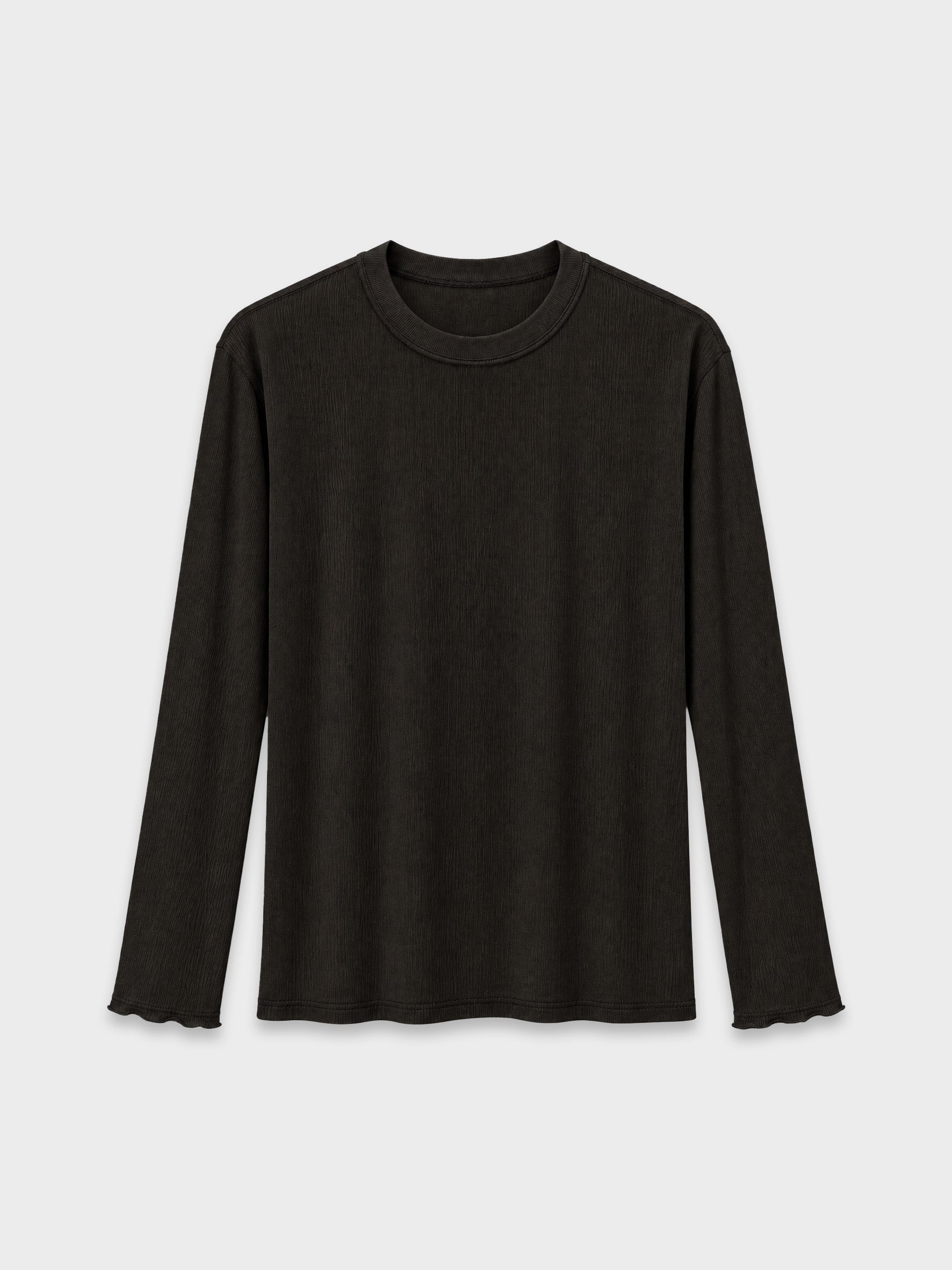 CREW Milano "Bali" Long T-Shirt - Black